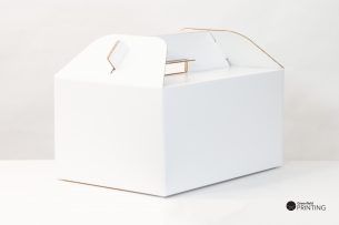 Turkey Box Large | 12Kgs box | 390mm x 260mm x 187mm | Single Wall | White Carry Pack