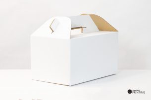 Turkey Box Medium | 7Kgs box  | 342mm x 208mm x 179mm | Single Wall | White Carry Pack